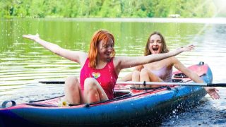 Kayak Ride With The Girls – Olivia Trunk & Emma Korti