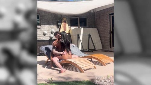 Neighbors Get a Free Show – Trey Beacher Fucks Allison Lox in The Backyard