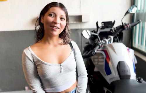 Colombian biker caught – Mia Camila