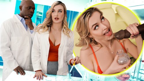 It’s for Research! MILF Scientist Milks BBC Lab Partner – Natalia Starr
